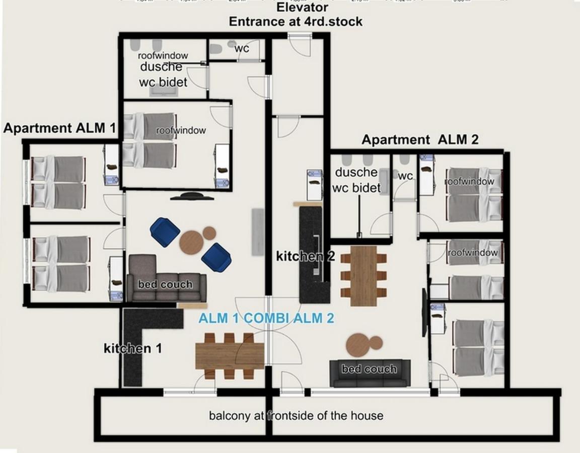 Alm Appartements Zellamsee Zell am See Eksteriør billede