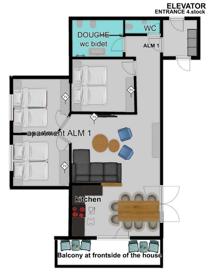 Alm Appartements Zellamsee Zell am See Eksteriør billede